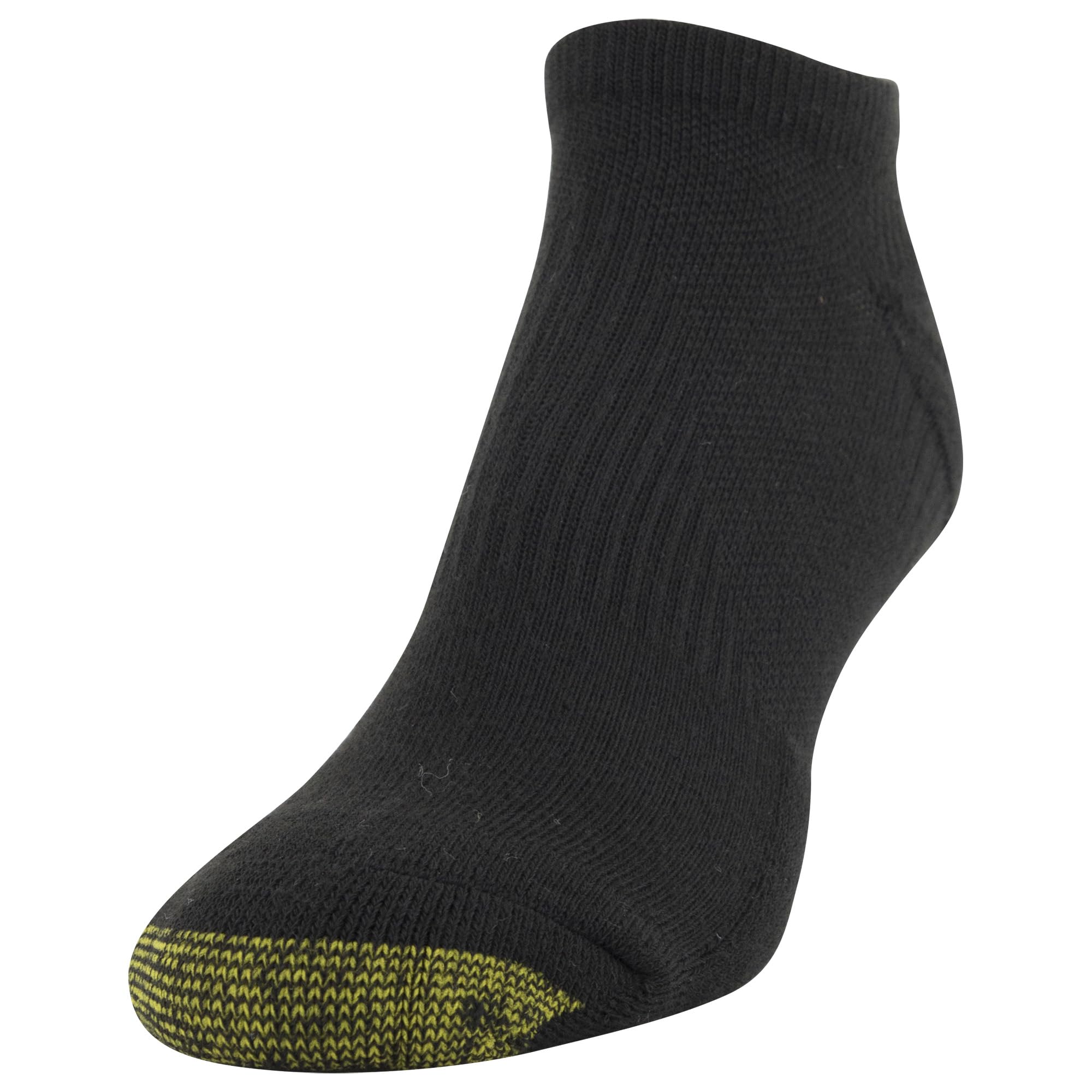 GOLDTOE Women's Cool No Show Socks, 6-Pairs, Black, Medium