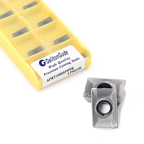 Miniatura 16 de 10 piezas APMT1604PEER-XM Torno indexable de carburo sólido fresado inserto de torneado para el acabado de acero y otros metales duros HRC60