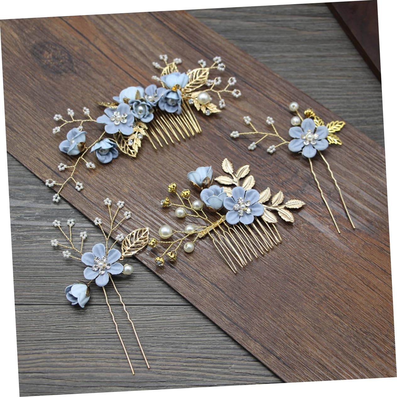 Abaodam 20-teiliges Elegantes Haarkamm-set Für Die Hochzeit Braut-accessoires Strass-haarkamm Für Das Hochzeitskleid