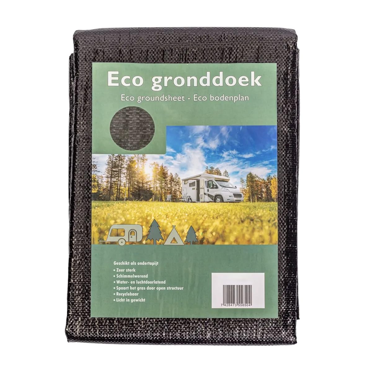 Happy Rhino - Eco Bodenmatte - Zeltunterlage - Campingmatte - Schutzmatte - Schimmelresistent - 250 x 400 cm