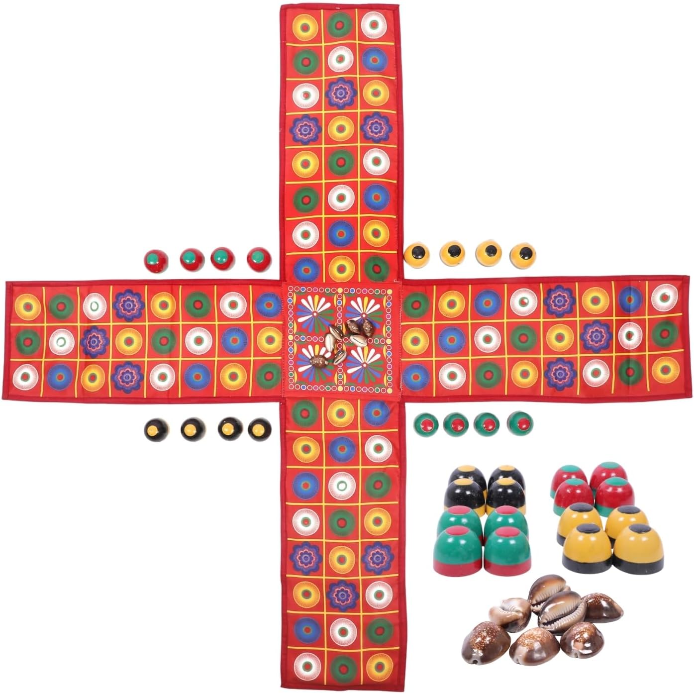 The Indian Ludo Game, Chausar Game Since Mahabharat, Baap of All Board Game Chopat is an Indian Ludo