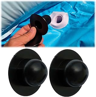 YALIYU 2 Pack Pool Replacement Parts, Swimming Pool Plugs Replacement Pool Parts Stopper Above Ground Swimming Pool Filter Pump Strainer Hole Plug Stopper Compatible with Intex & Bestway (Blue)