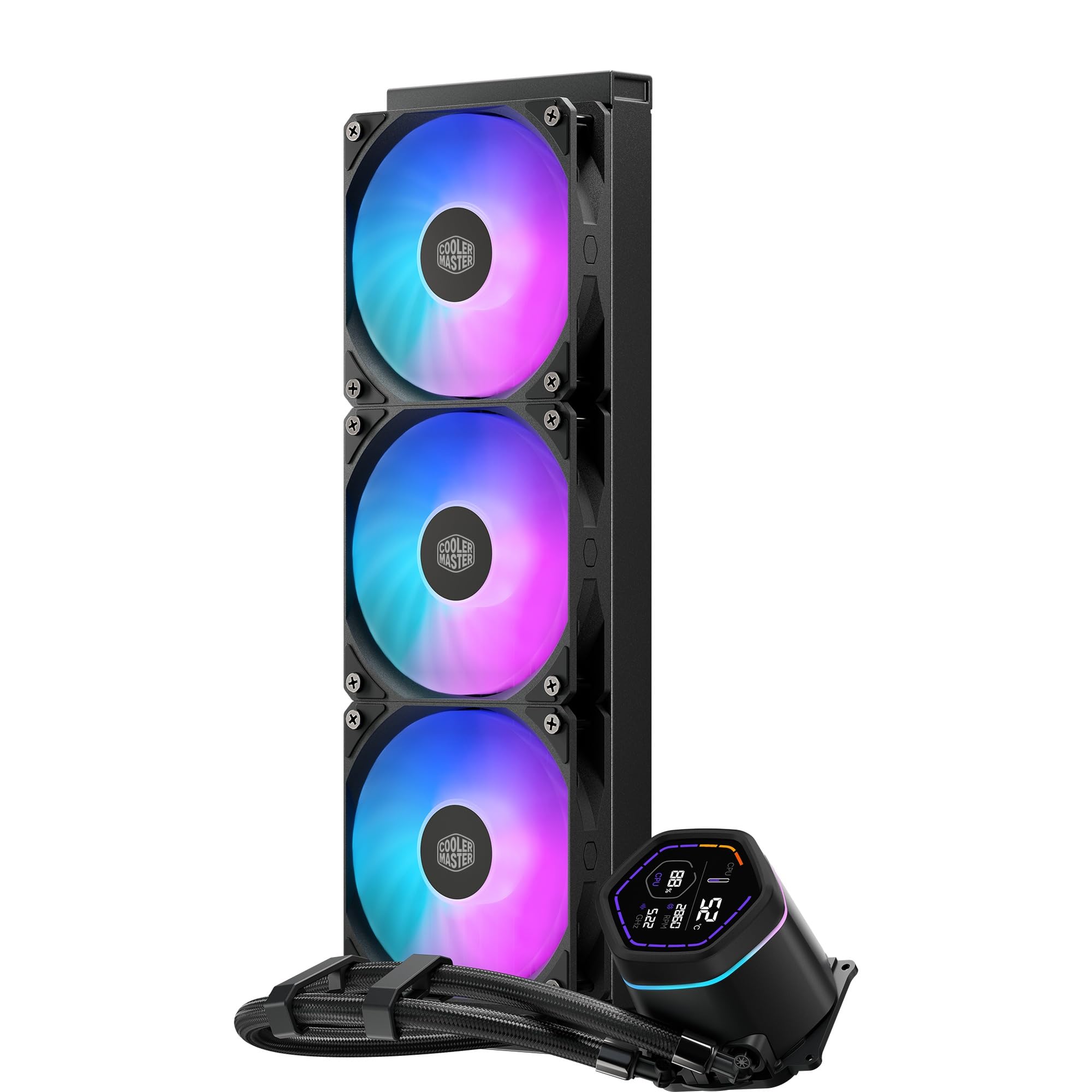 Cooler Master MasterLiquid Core Nex 360 ARGB - Prozessor-Fl?ssigkeitsk?hlsystem - K?hlergr??e: 360 mm - (f?r: LGA1851, LGA1700, LGA1200, LGA1151, LGA1150, LGA1155, LGA1156, AM4, AM5)