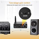 192kHz Digital to Analog Converter Bluetooth 5.0 Receiver DAC with 16-300Ω Headphone Amplifier Optical/Coaxial to RCA 3.5mm Audio Output with Volume Control for TV Phone Tablet
