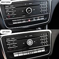 Vista 2 de CONGCONG Bling - Pomos de audio de cristal brillante con diamantes de imitación para tablero de Mercedes Benz