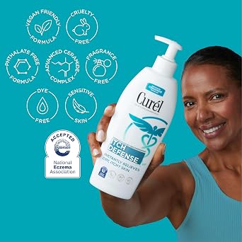 Curél Itch Defense Calming Body Lotion for Dry, Itchy Skin, 20 Ounces