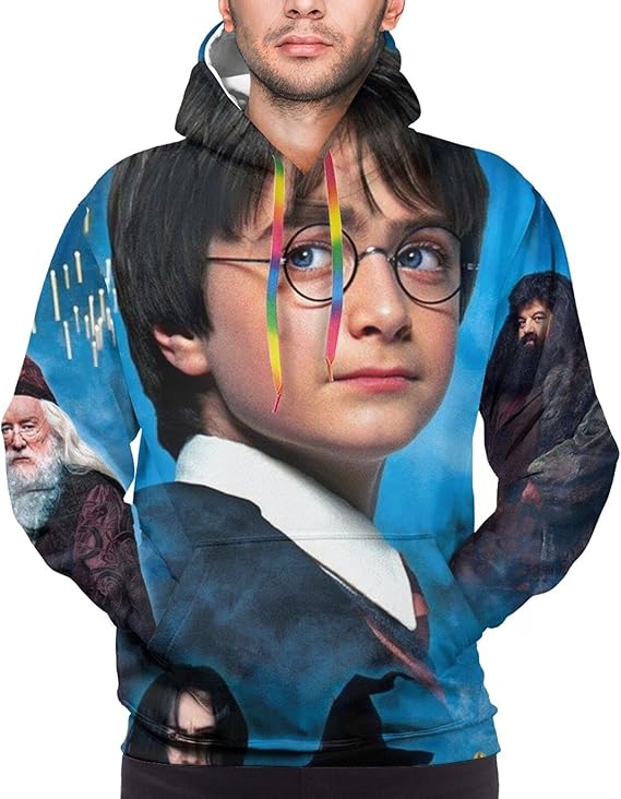 Amazon Co Jp ハリーポッター 長袖3d印刷クリエイティブデザインフード付きチャックスポーツウェアストリートファッション ヒップホップおかしい汗ユニセックス春と秋の冬の服大規模な男性と女性長袖tシャツ長袖トップ通気性ファッションルーズ ファッション