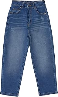 بنطلون رياضي جينز بأستك عند الخصر للأولاد من ال سي وايكيكي