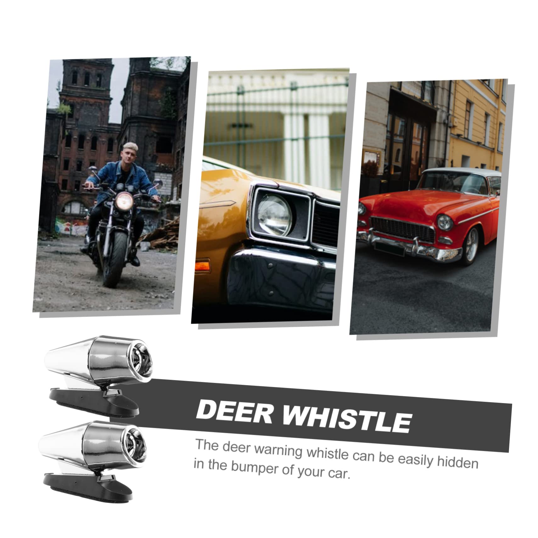10pièces Sifflets De Sécurité Pour Voitures Kit De Avertisseurs Pour Cerfs Pour Conduite Dispositifs Alerte Pour Éviter Les Collisions Animaux
