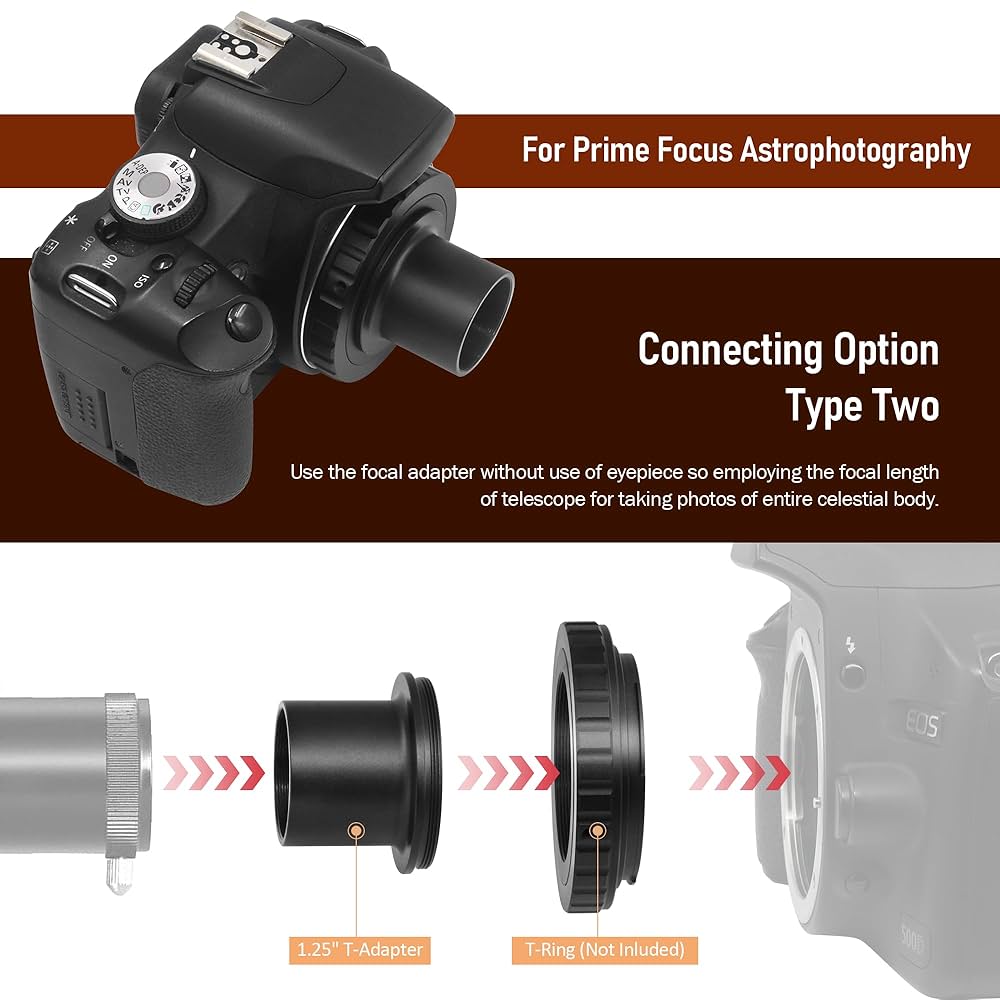 Amazon.com : Astromania Upgrated Telescope Camera Adapter