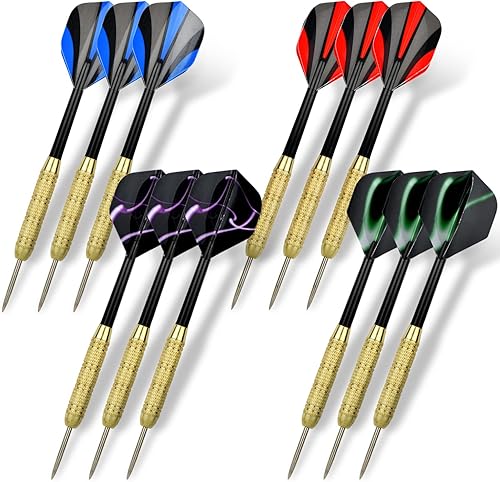 Miniatura 6 de Steel Tip Darts Set 18 Grams15 Pack Steel Barrels