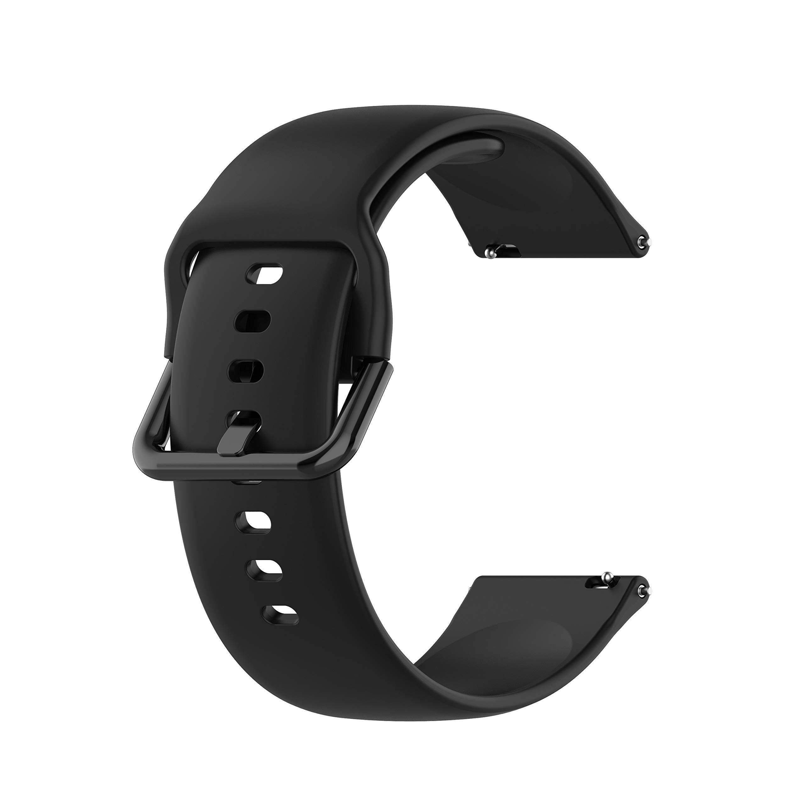 Wownadu Bandje Compatibel voor Garmin Venu 2 Strap, Compatibel voor Fitbit Versa 2 / Versa/Versa Lite/Blaze Band Sport Siliconen Vervangende Women Men Armband Blauw, L
