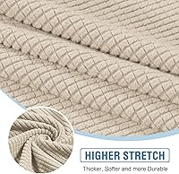 Vista 294 de H.VERSAILTEX 2025 New Sectional Couch Covers 8 Pieces Stretch Sofa Covers for Sectional Sofa Set Separate L Shaped Couch Cover for Both Left/Right