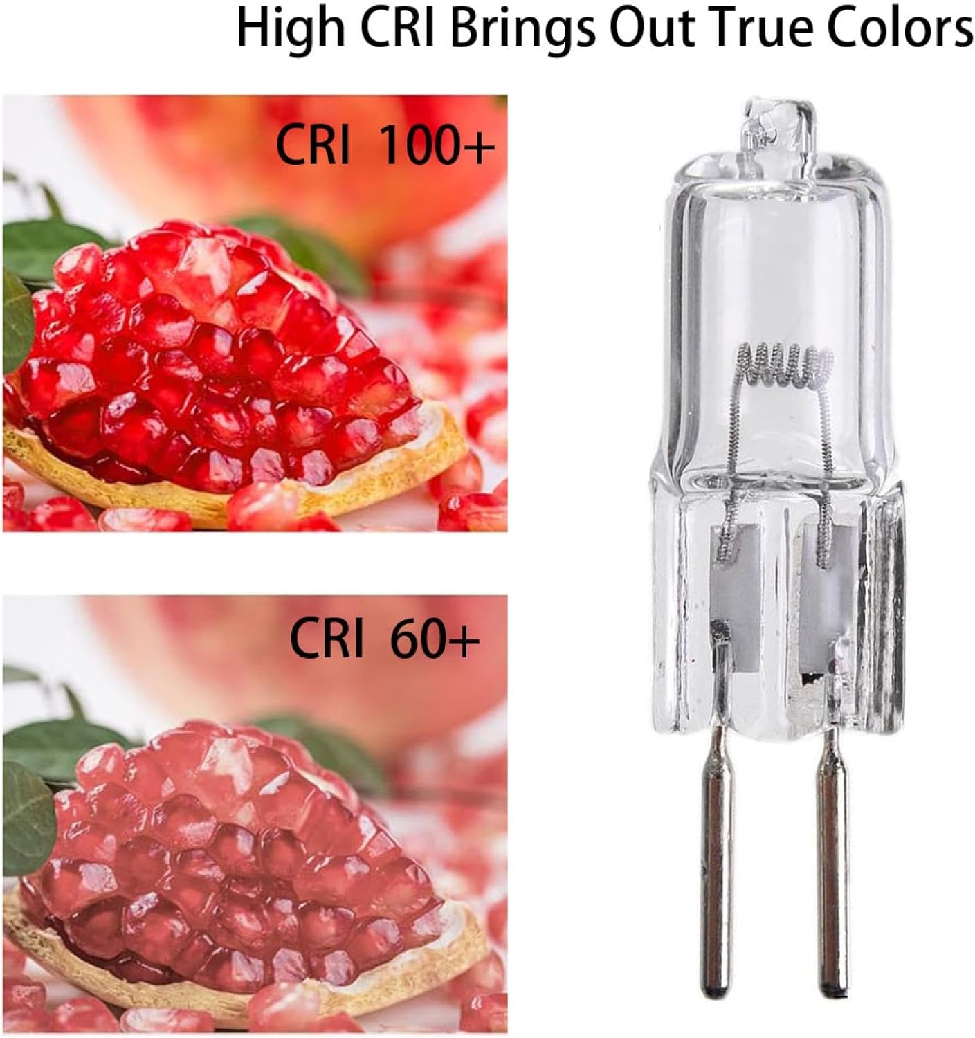 Halogen Bulb G5.3 24V 75W Clear Capsule Lamp G5.3 50W 24V Halogen Light Bulb 2 Pin Warm White Mechanical Work Light Bulb Dimmable 20PC 150W