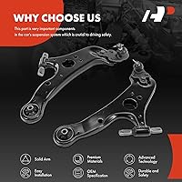 Vista 6 de A-Premium 2 brazos de control delanteros inferiores, con rótula y buje, compatibles con Toyota Sienna 2011 2012 2013 2014 2015 2016 2017 2018 2019