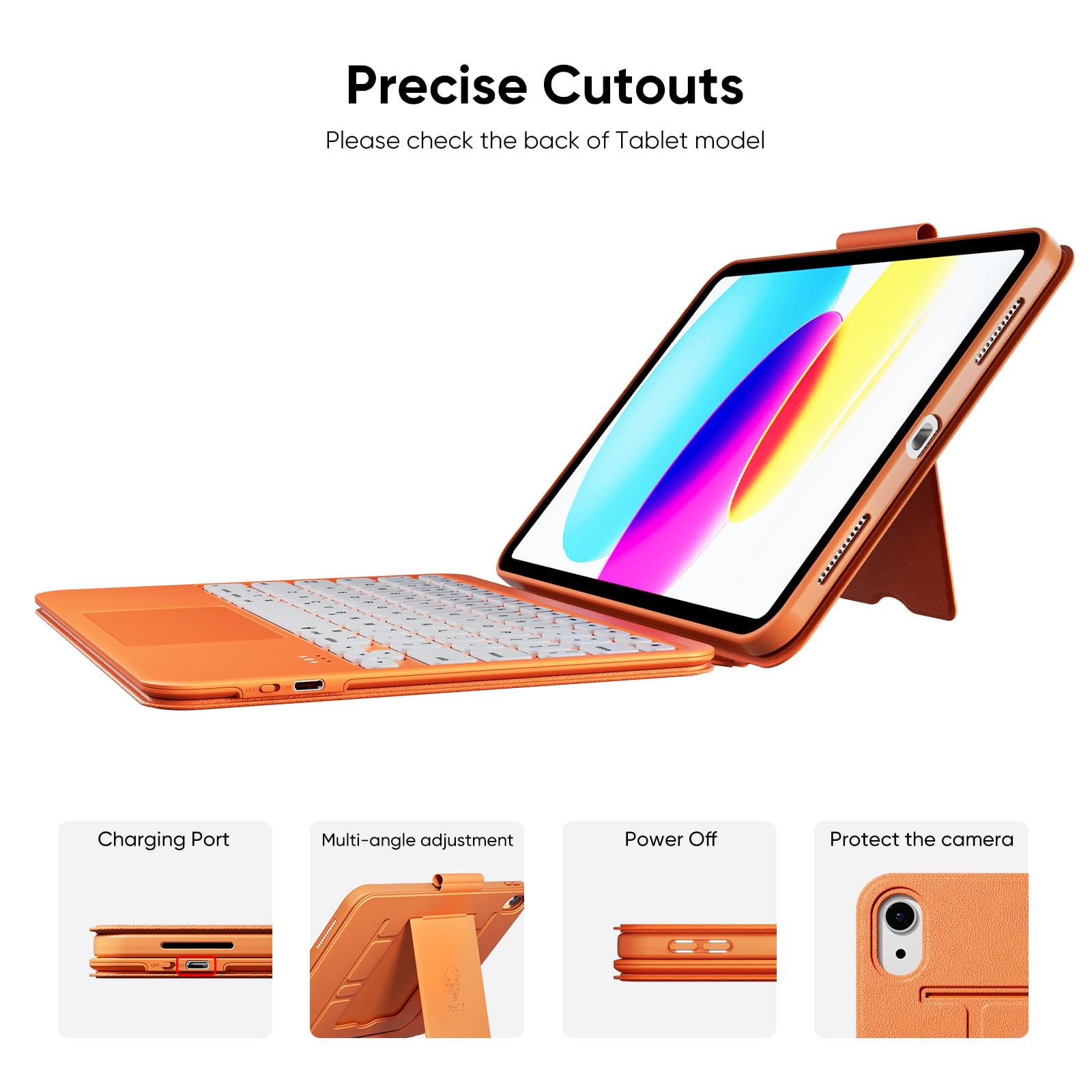 Amazon.co.jp: PAUL B iPad 第11世代/第10世代用ケース キーボード付き
