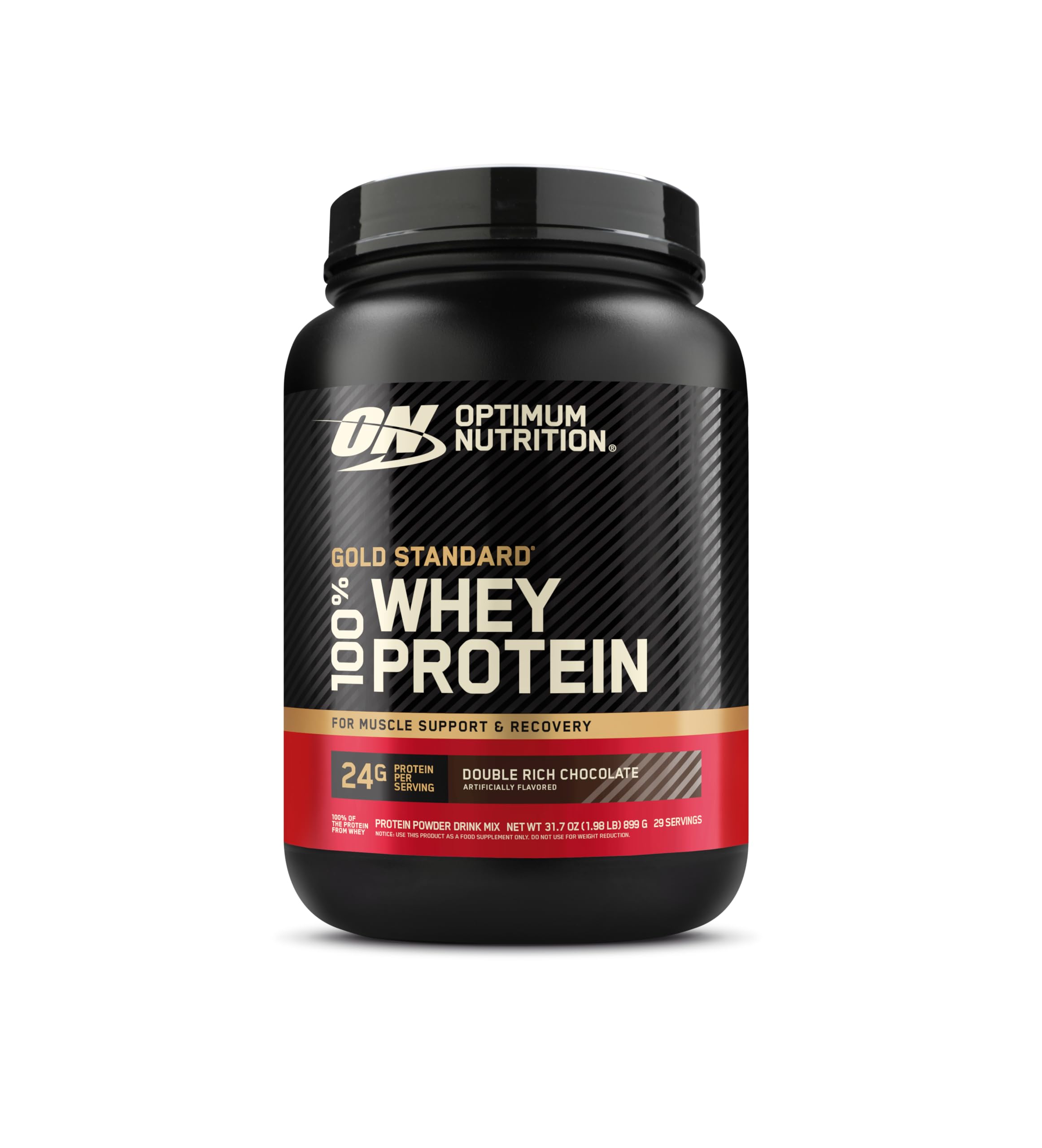 Optimum Nutrition Gold Standard 100 Whey Protein Powder Double Rich Chocolate 1 98 Pound Packaging May Vary