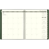 AT-A-GLANCE 2027 Appointment Book Planner, Weekly & Monthly, 8.25" x 11", Quarter-Hourly, Recycled, Green (70950G6027) – view 10