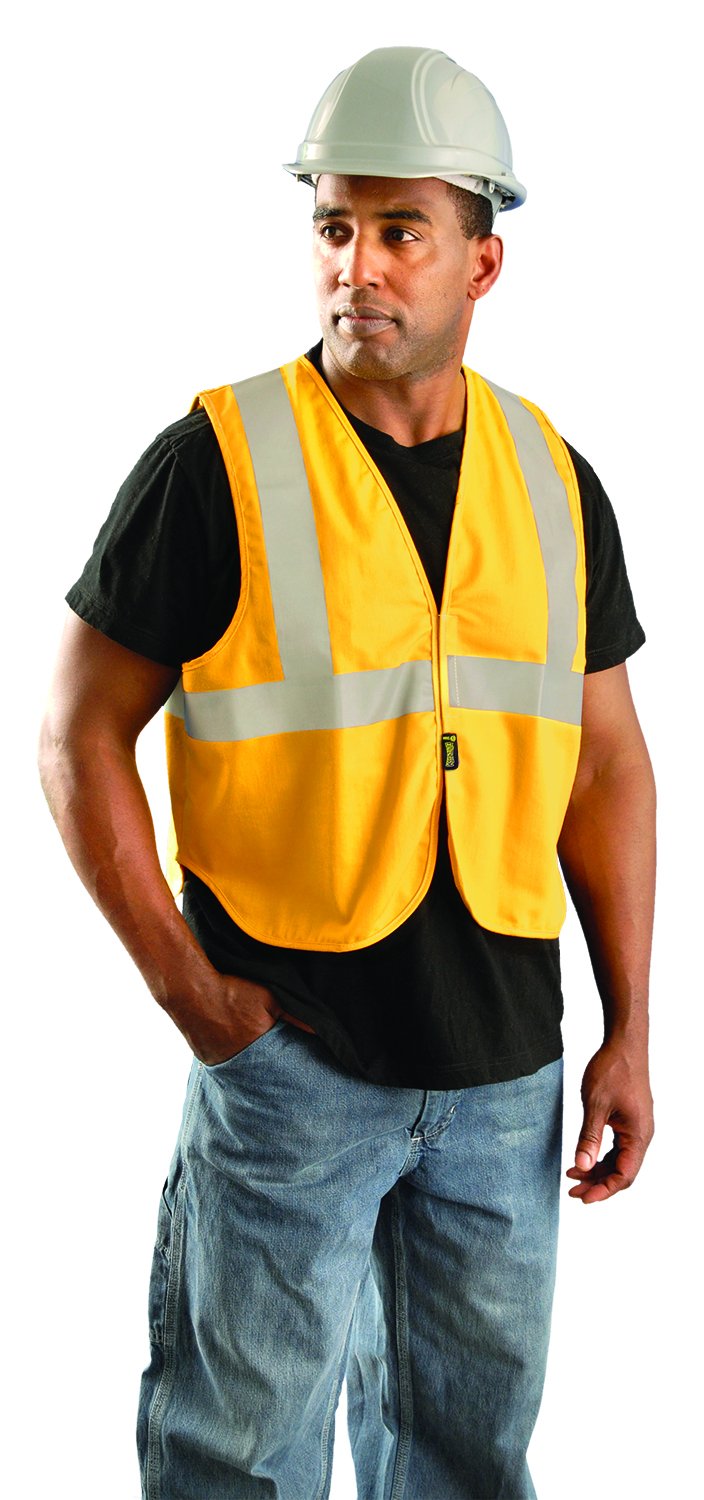 OccuNomix lux-xsgfr-ys/M Classic feuerbeständig non-ansi aus Baumwolle Solid Weste, HRC 1 Schutz, Small/Medium, Gelb