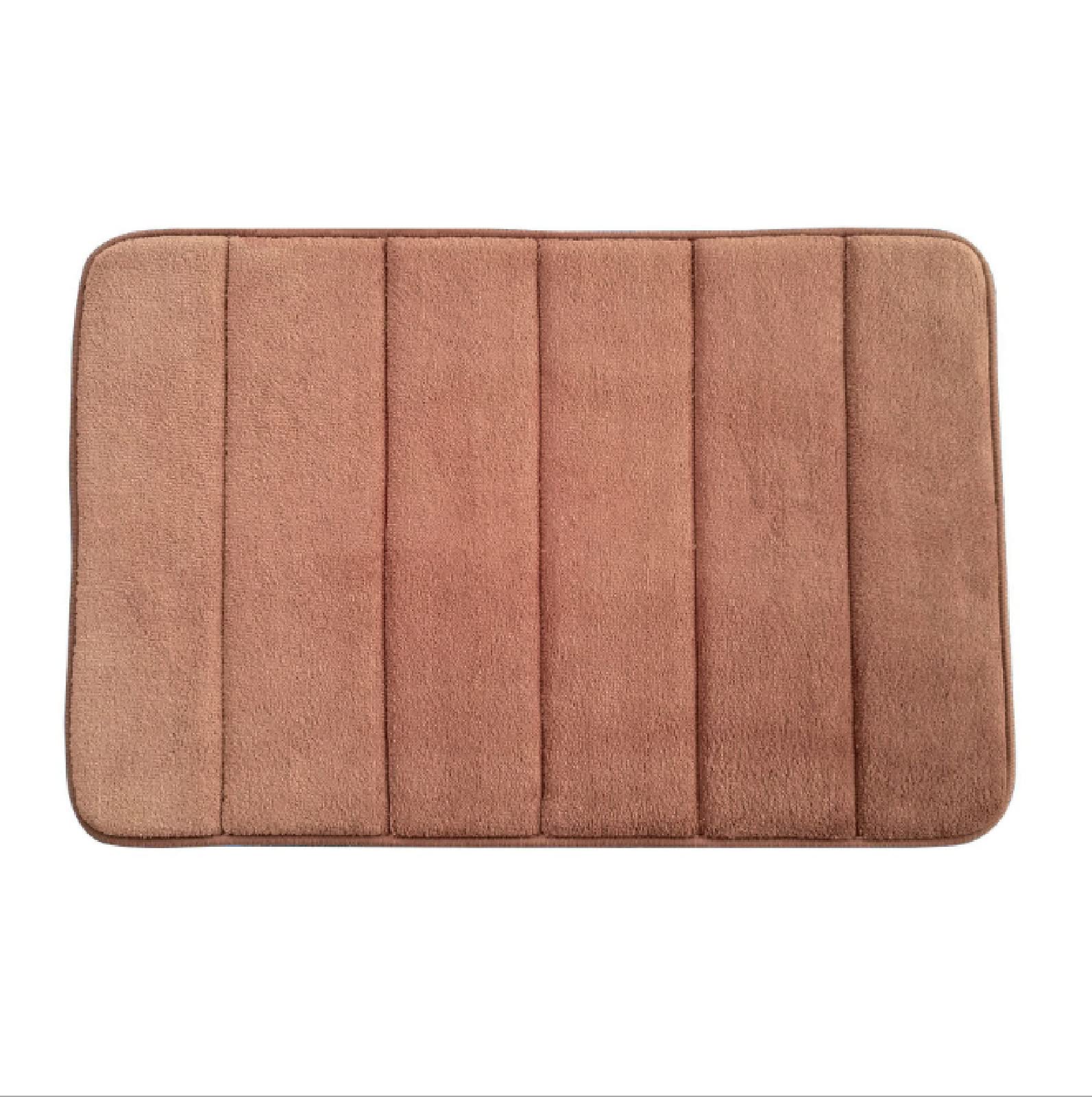 Memory Foam Badematte Rutschfest Absorbent Teppich Gestreifte Fußmatte, Teppicheingangsmatte, Haustiermatte, Bad und Küche, Saugfähig Rutschfest, 60Cmx90Cm