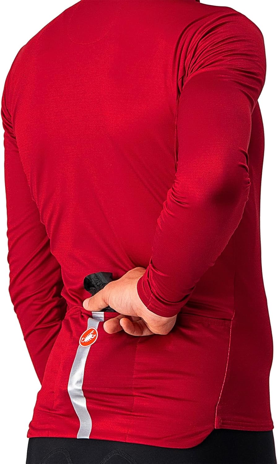 CASTELLI Men's Squadra Stretch Vest, Windproof Full Lenth Zip Shell with High Collar for Road and Gravel Biking I Cycling - Image 9