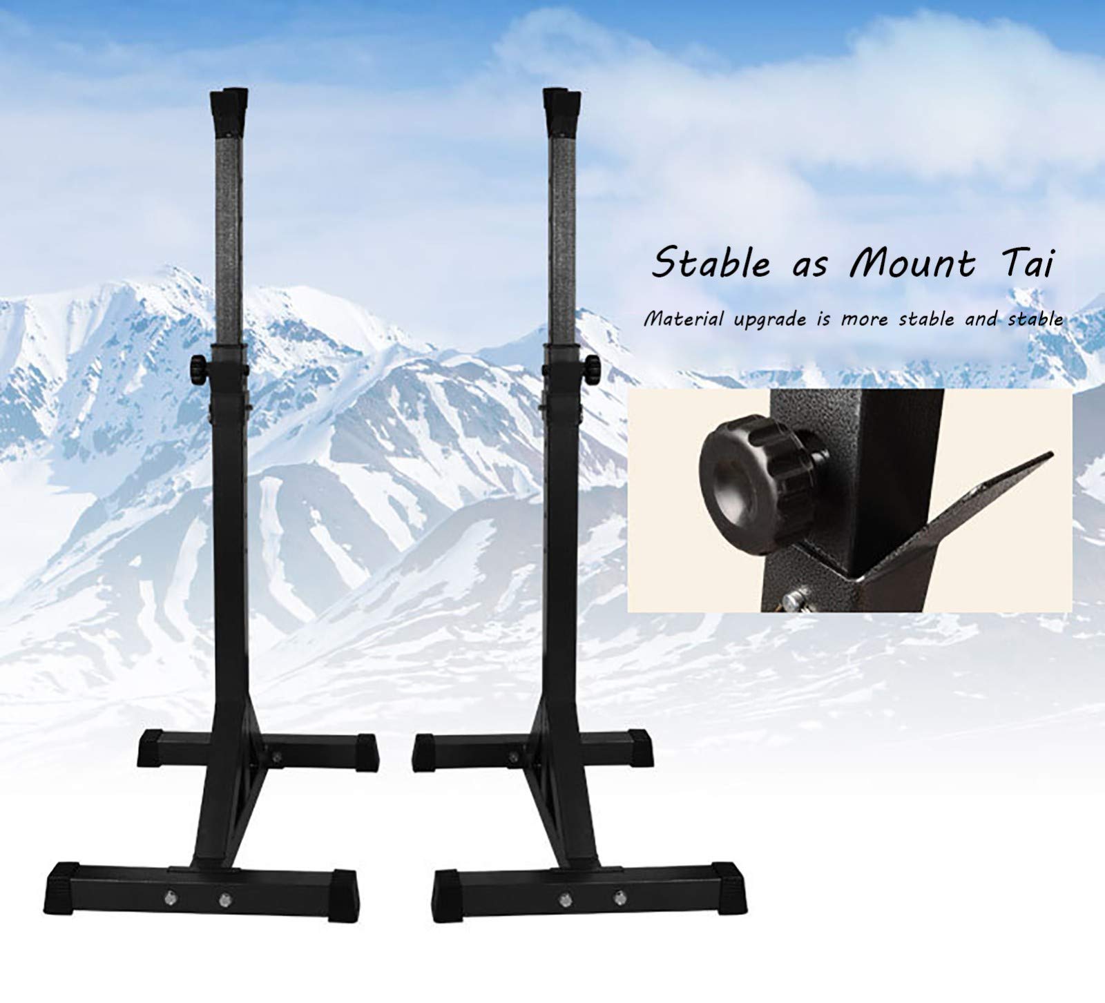 Squat Rack Regolabile Bilanciere Rack Split Squat Rack Sollevamento Pesi Bench Press Home Fitness