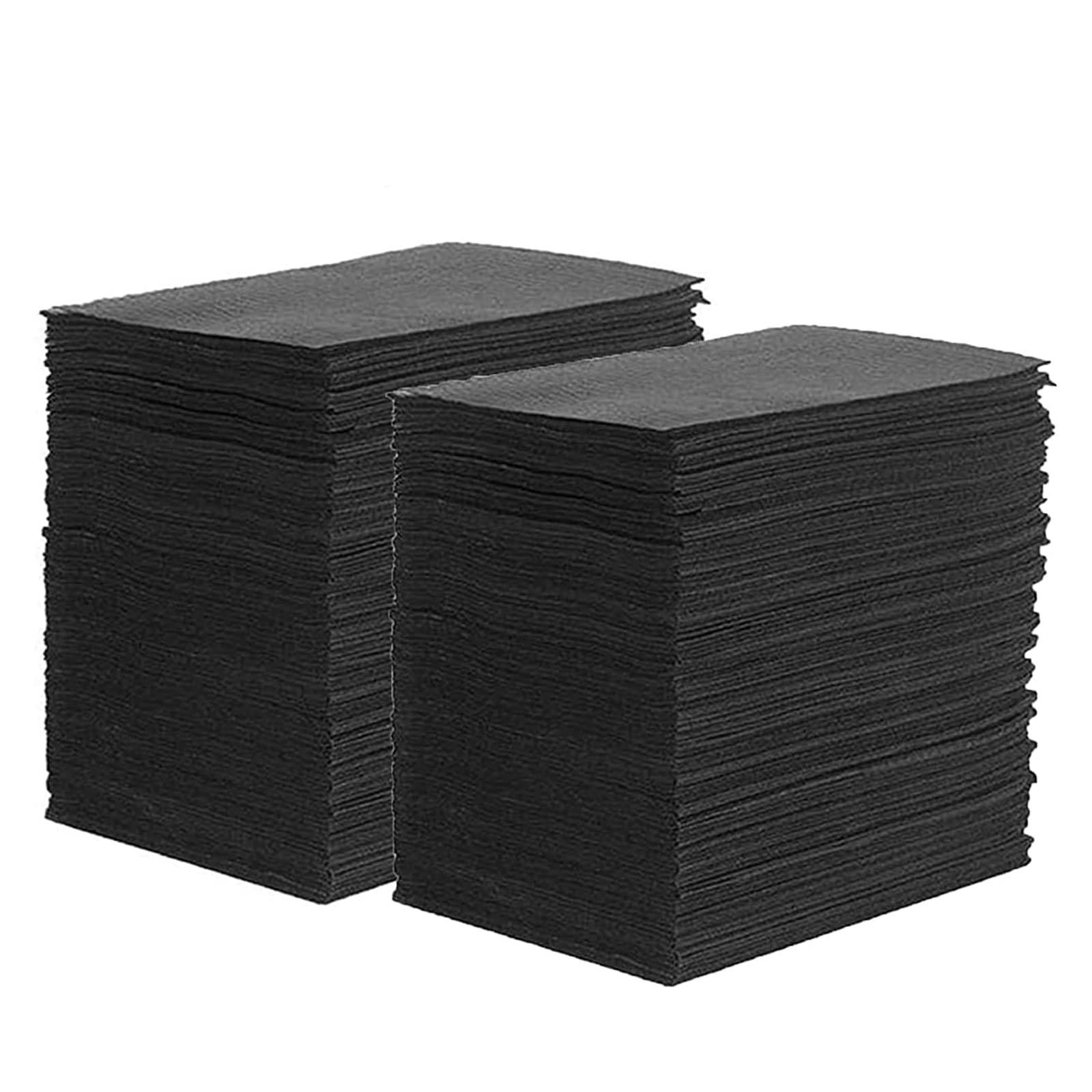 125 pezzi bavaglini dentali neri, Premium usa e getta impermeabile bavaglini tatuaggio, Tattoo tavolo copre pulito Pad bavaglini paziente tovaglioli dentali Tattoo vassoio copre multiuso (nero)