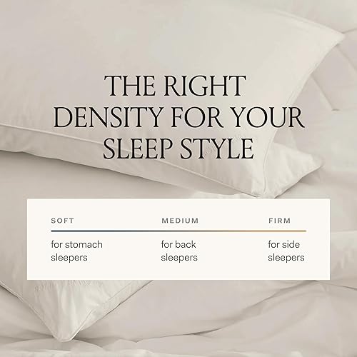 Miniatura 7 de BOLL & BRANCH Down Chamber Pillow - Firm, King - Naturally Cooling Shell - Premium Comfort, Superior Support - Cruelty-Free IDS Certified Down