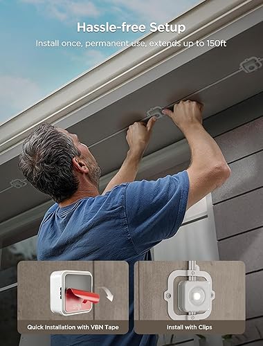 Miniatura 8 de Govee 2 luces permanentes para exteriores, luces RGBIC para exteriores de 150 pies con 108 luces LED, IP67 impermeable, 100 modos de escena con 40