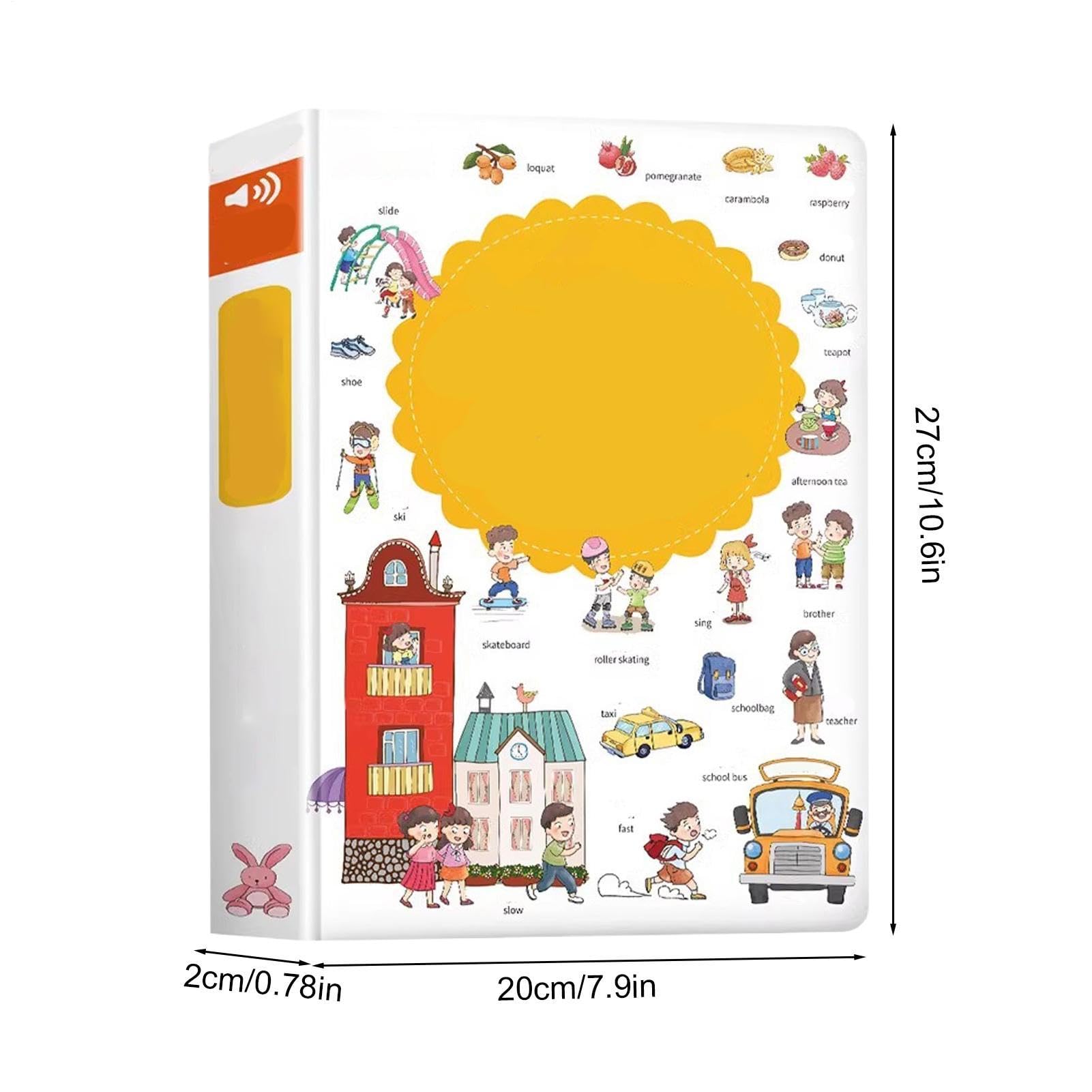 Libro Parlante di Parole Inglesi per Bambini - Attività Interattive con Audio - Audiolibro Inglese per Bambini - Regalo per Bambine e da 2 a 6 Anni Scuola Materna