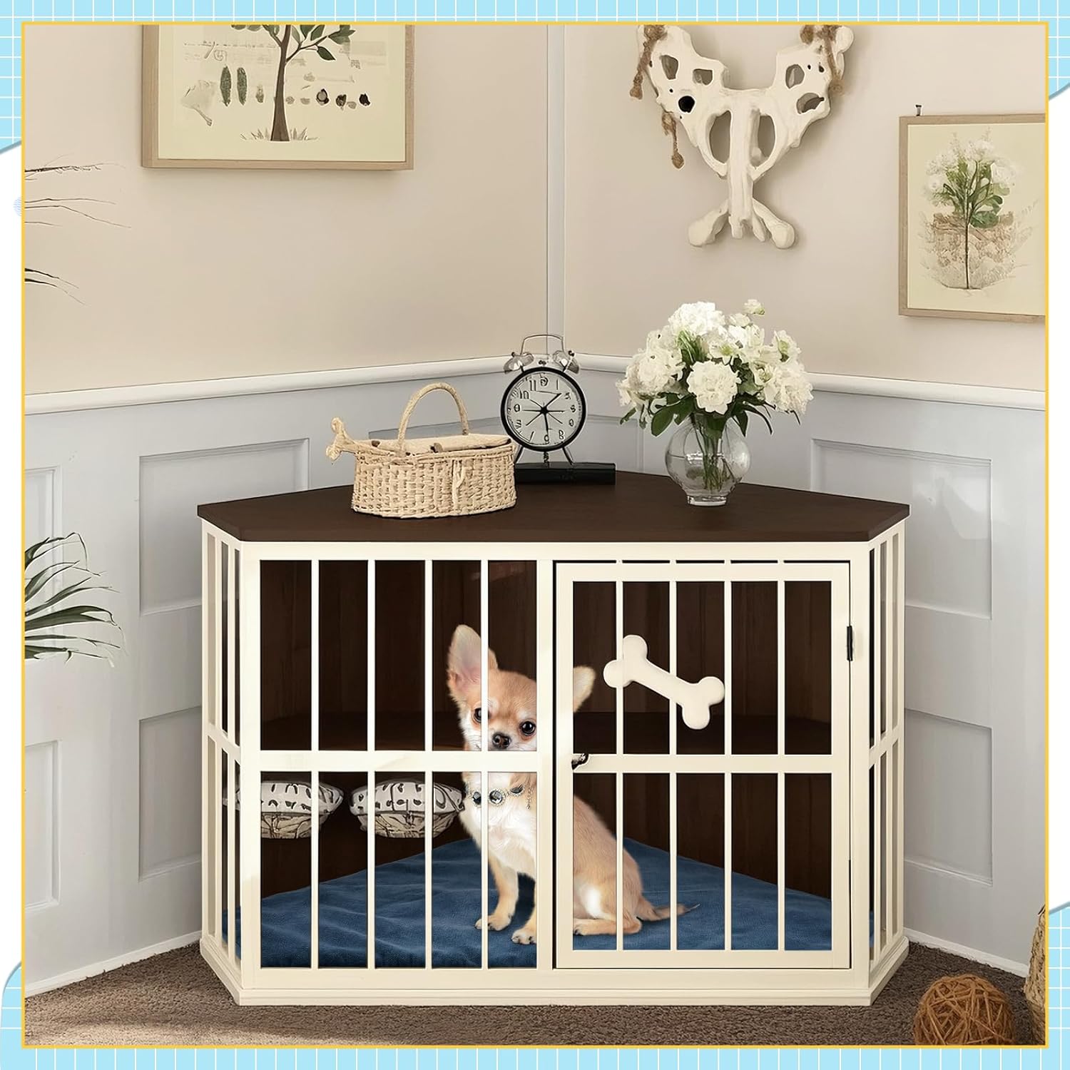 Ultimate Comfort: Review of the Dusty Blue Deluxe Dog Kennel Pad