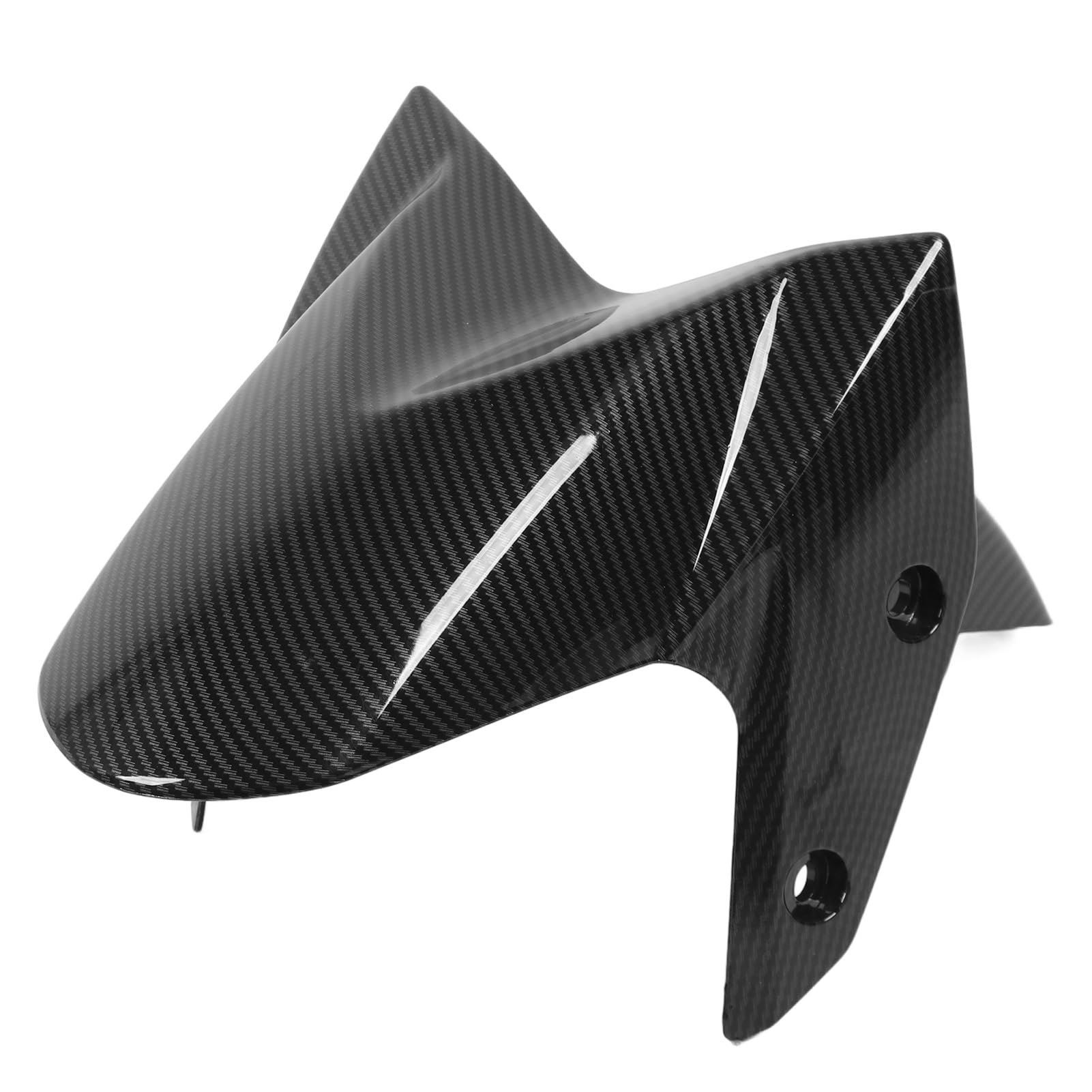 Guardabarros Delantero de Motocicleta, Protector contra Salpicaduras Delantero Ligero Estilo Fibra de Carbono para NMAX 125155 2020-2024