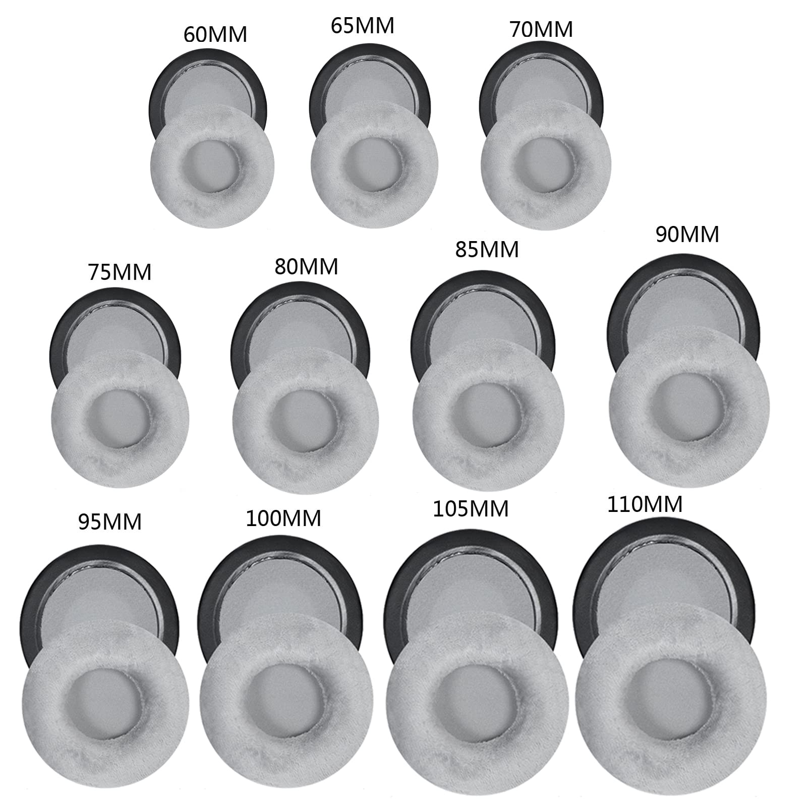 Cuscinetti Ovali Di Ricambio Per Cuffie – 95 X 75 Mm, In Pelle Proteica Morbida, Traspiranti E Isolanti, Perfetti Per Gioco E Musica