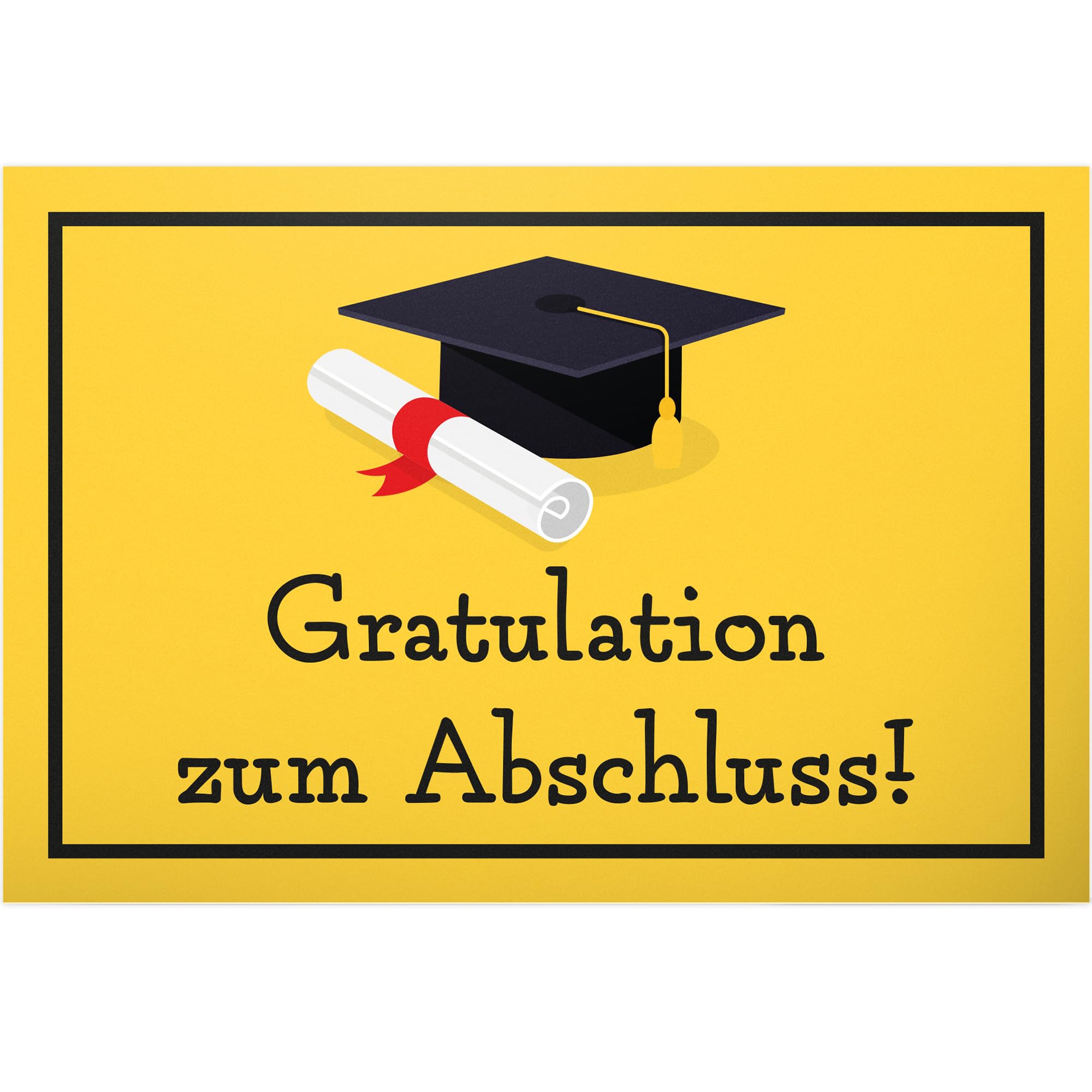 DankeDir! Ingenieur Abschluss Geschenk - Lustiges Schild Für Bachelor & Master Studenten