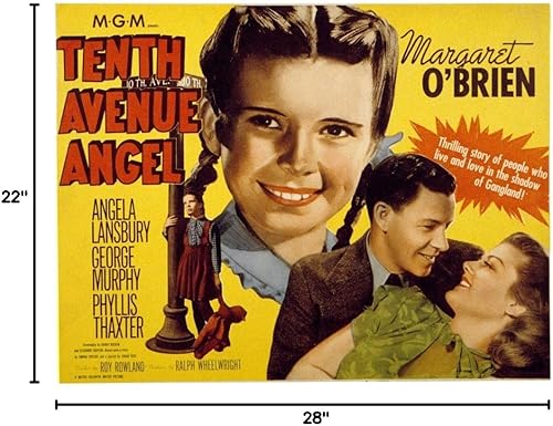 Miniatura 2 de Posterazzi Tenth Avenue Angel Margaret O'Brien George Murphy Angela Lansbury 1948 - Póster impreso, 11.0 x 8.7 in