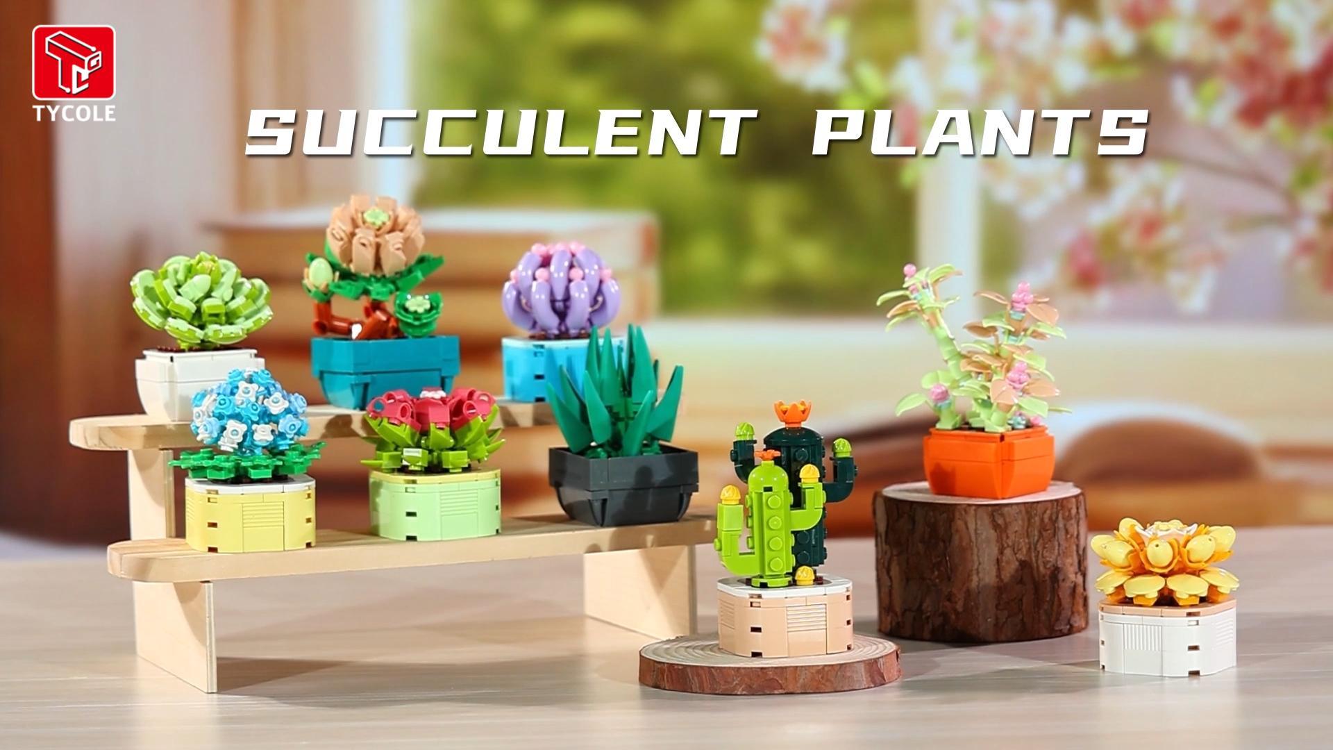 Amazon.com: TYCOLE 9 in 1 Tiny Flowers Succulents Artificial Plant