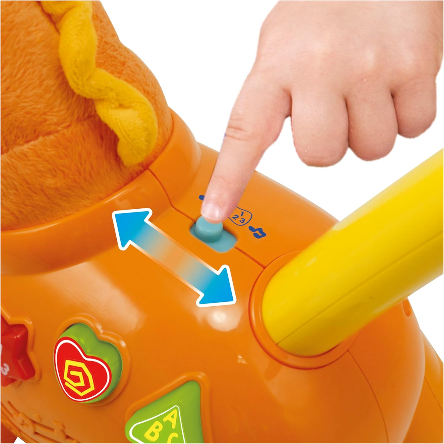 Winfun Push 'N Walk Pony – Interactive Walking Toy with Lights, Music & Sounds – Teaches ABCs & 123s – Educational Push Toy for Toddlers & Babies – Encourages Walking & Early Learning Fun
