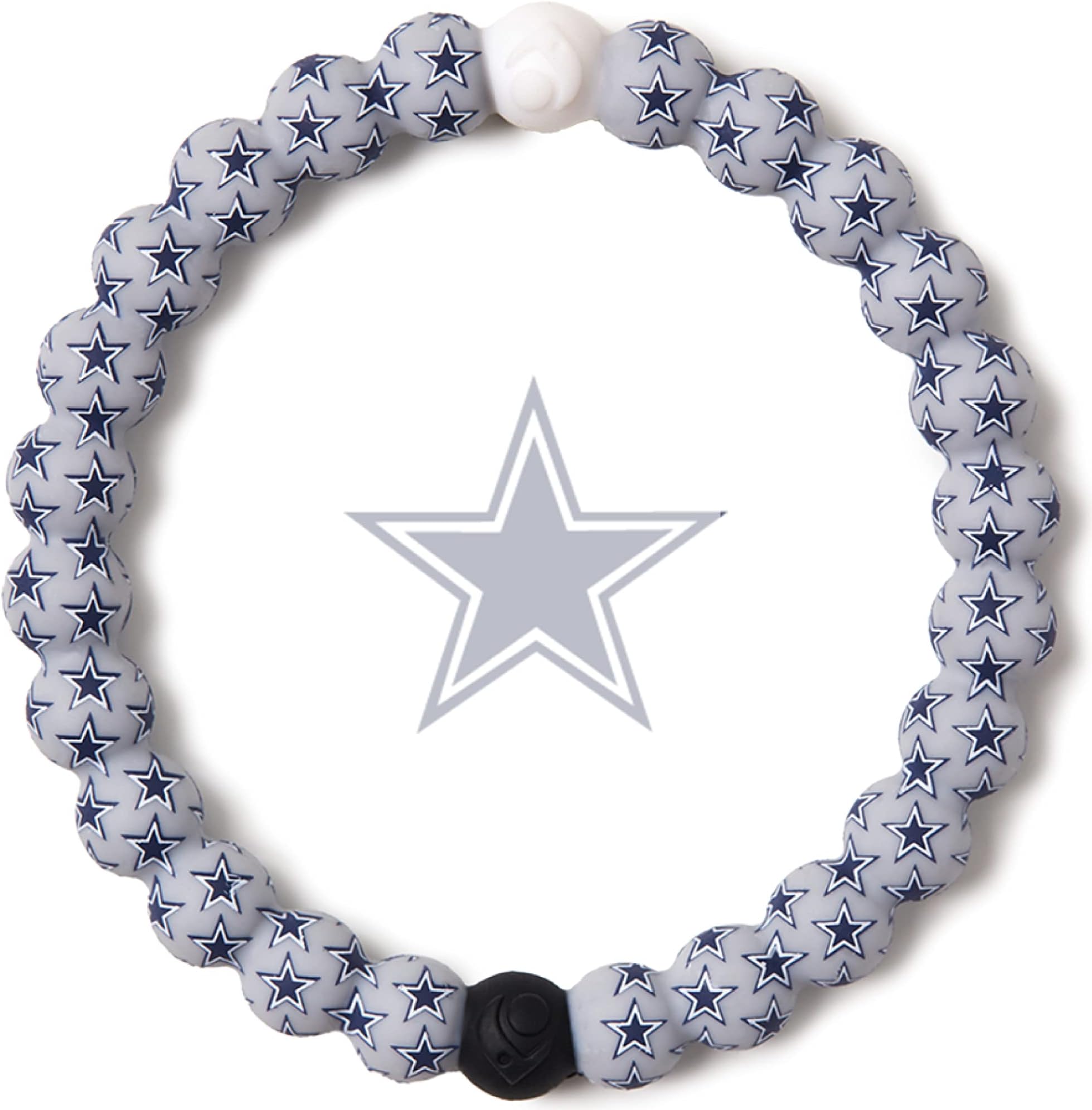LokaiNFL Football Collection Beaded Bracelets for Men & Women - Silicone Jewelry Fashion Bracelet Slides-On for Comfortable Fit