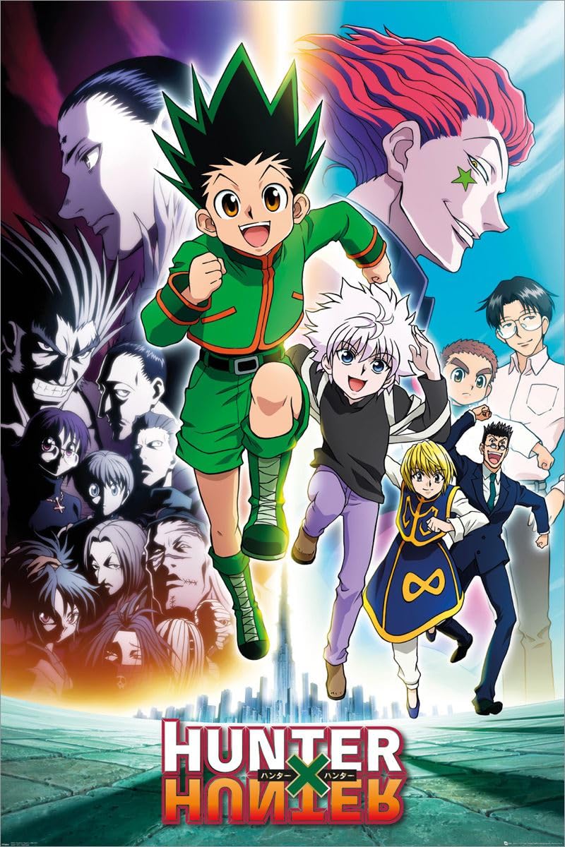 Grindstore Laminated Hunter X Hunter Keyart Running Maxi Poster