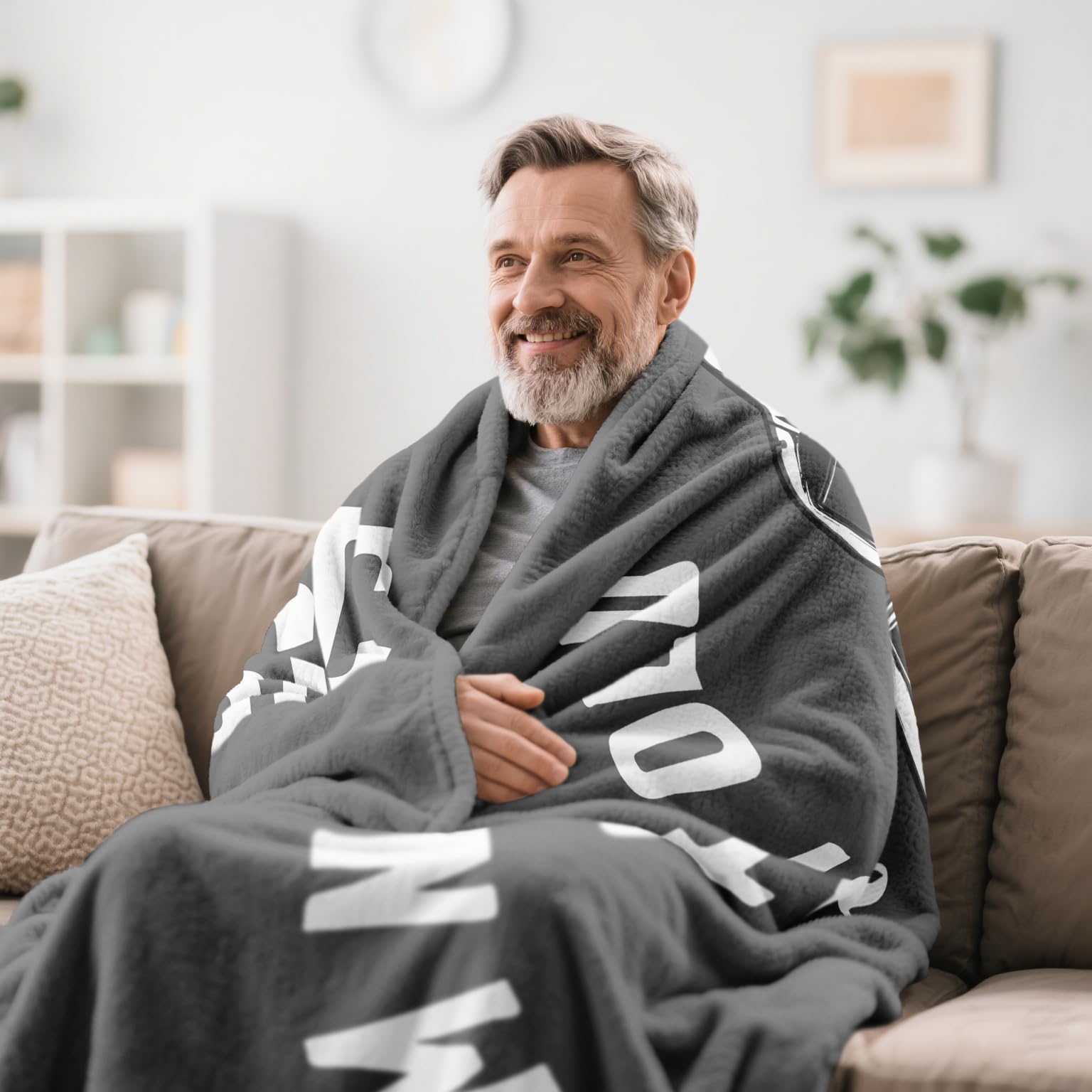 Dad Gifts, Blanket Gifts for Men, Birthday Gifts for Dad & Grandpa, Funny Gag Gift for Him, Cool Unique Gifts for Men Who Have Everything, Great Over The Hill Gift Idea Throw Blanket 50"x60"