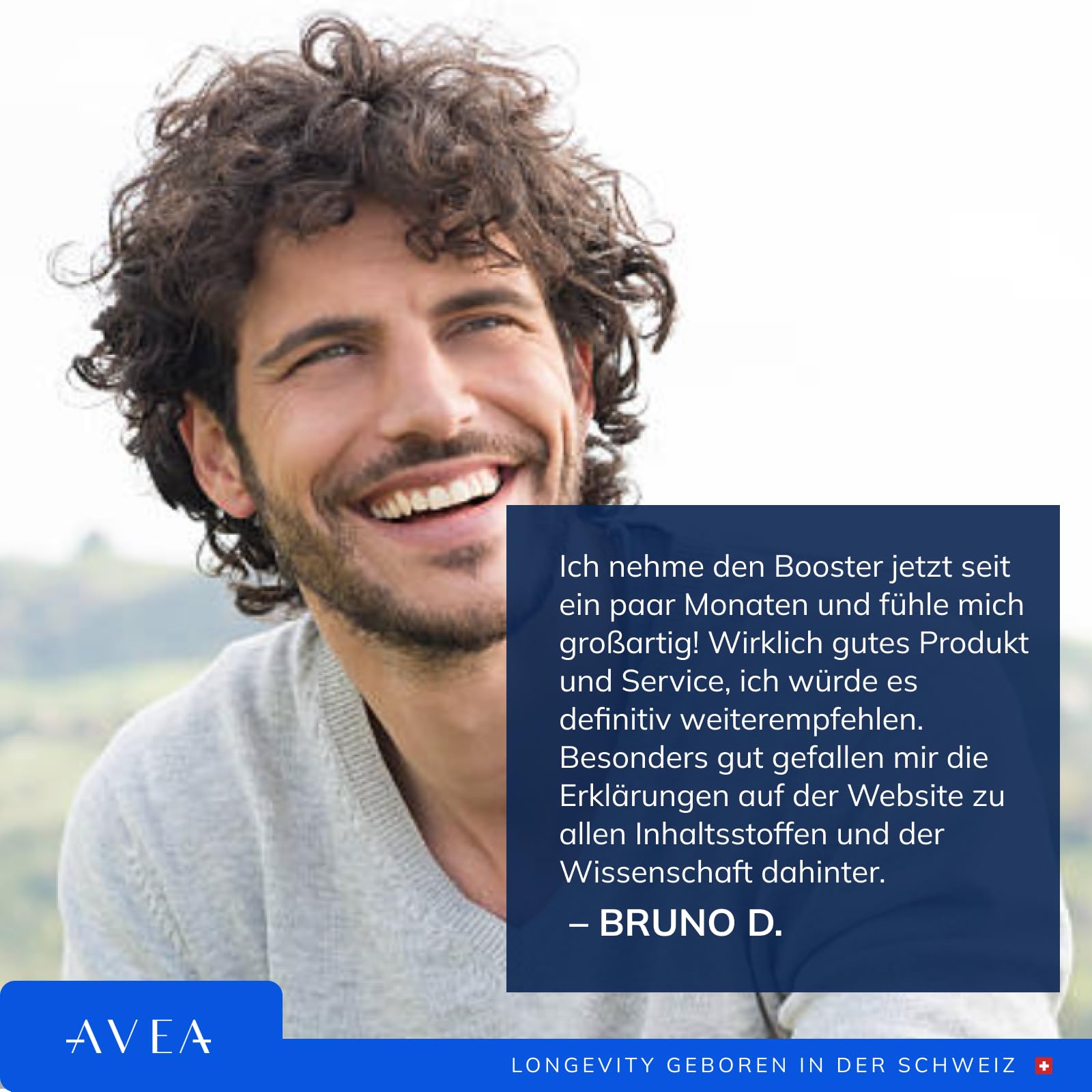 AVEA NAD+ Booster Softgel-Kapseln - Entwickelt in der Schweiz - Natürliches Immunitäts - Supplement mit Trans-Resveratrol, CoEnzym Q10 & Pterostilben - Schützt vor oxidativem Stress