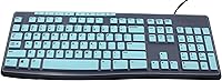 Vista 10 de Funda de teclado ultradelgada de silicona para PC de escritorio compatible con teclado inalámbrico Logitech MK295 MK275 MK270, teclado Logitech K200