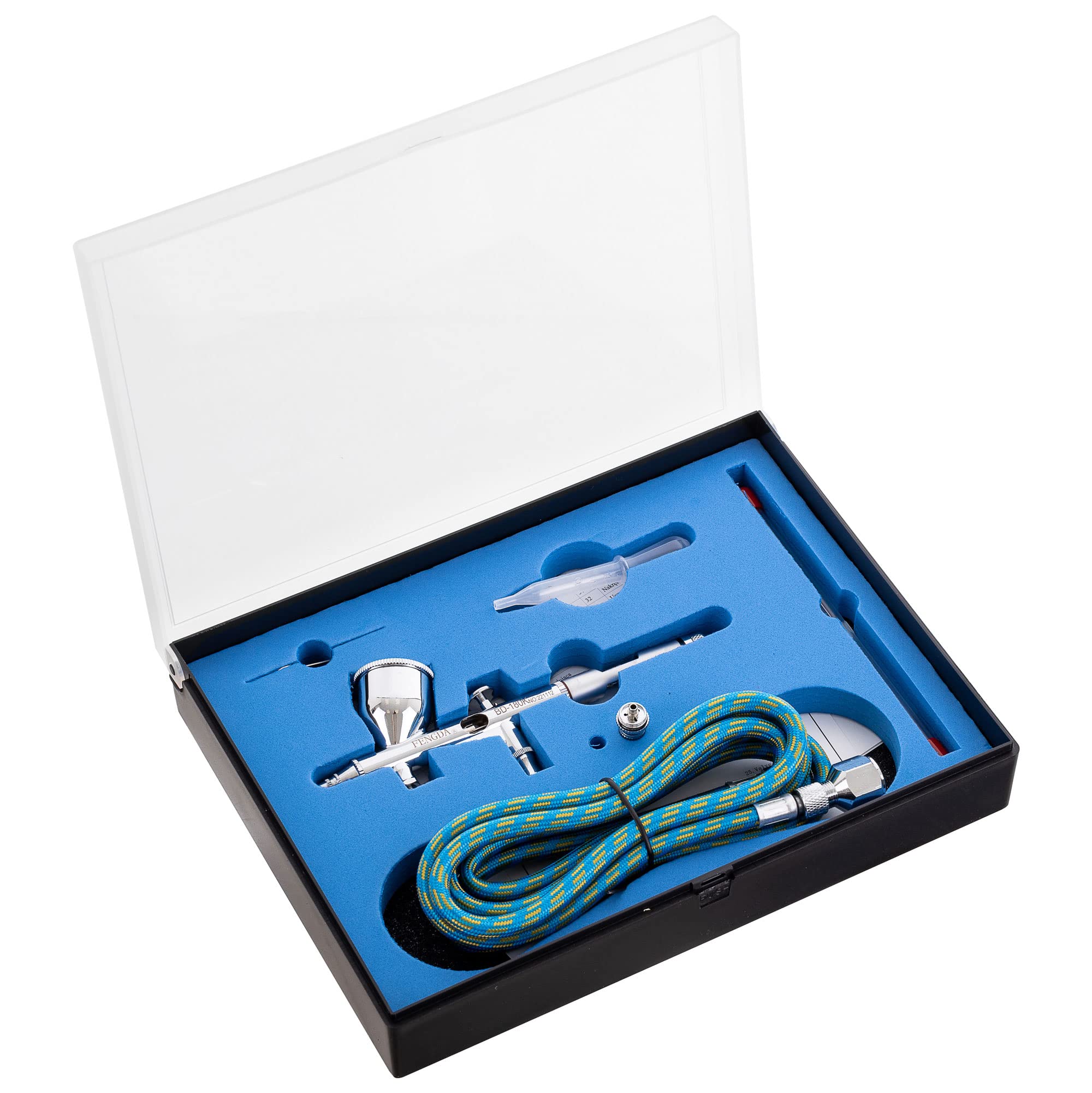 Professionel Airbrush BD-180K Airbrushpistole Double Action 0,2 0,3mm Düsen