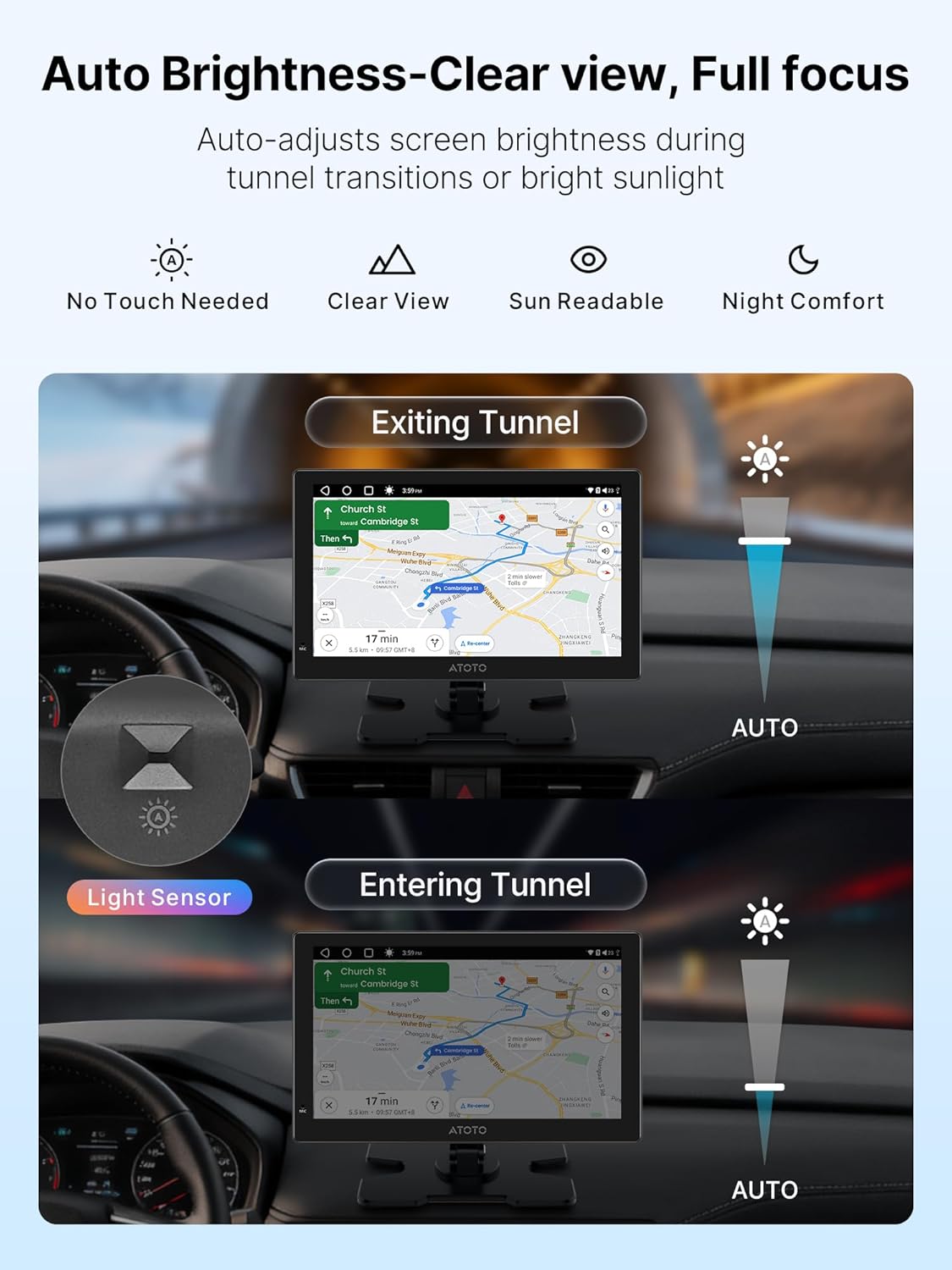 【Full Android | 4G LTE】 Portable CarPlay Screen for Car, Supports for Netflix/YouTube, 9″ QLED Smart Wireless CarPlay & Android Auto with Backup Camera, AI Skills & GPS/Dual Bluetooth/Mirror Link