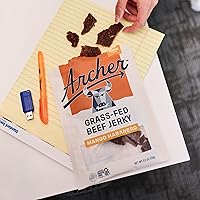 Vista 4 de Country Archer Paquete Variado de Carne Seca de Res Alimentada con Pasto - Paquetes de Bocadillos de Carne Seca de Res, Surtido de Carne Seca