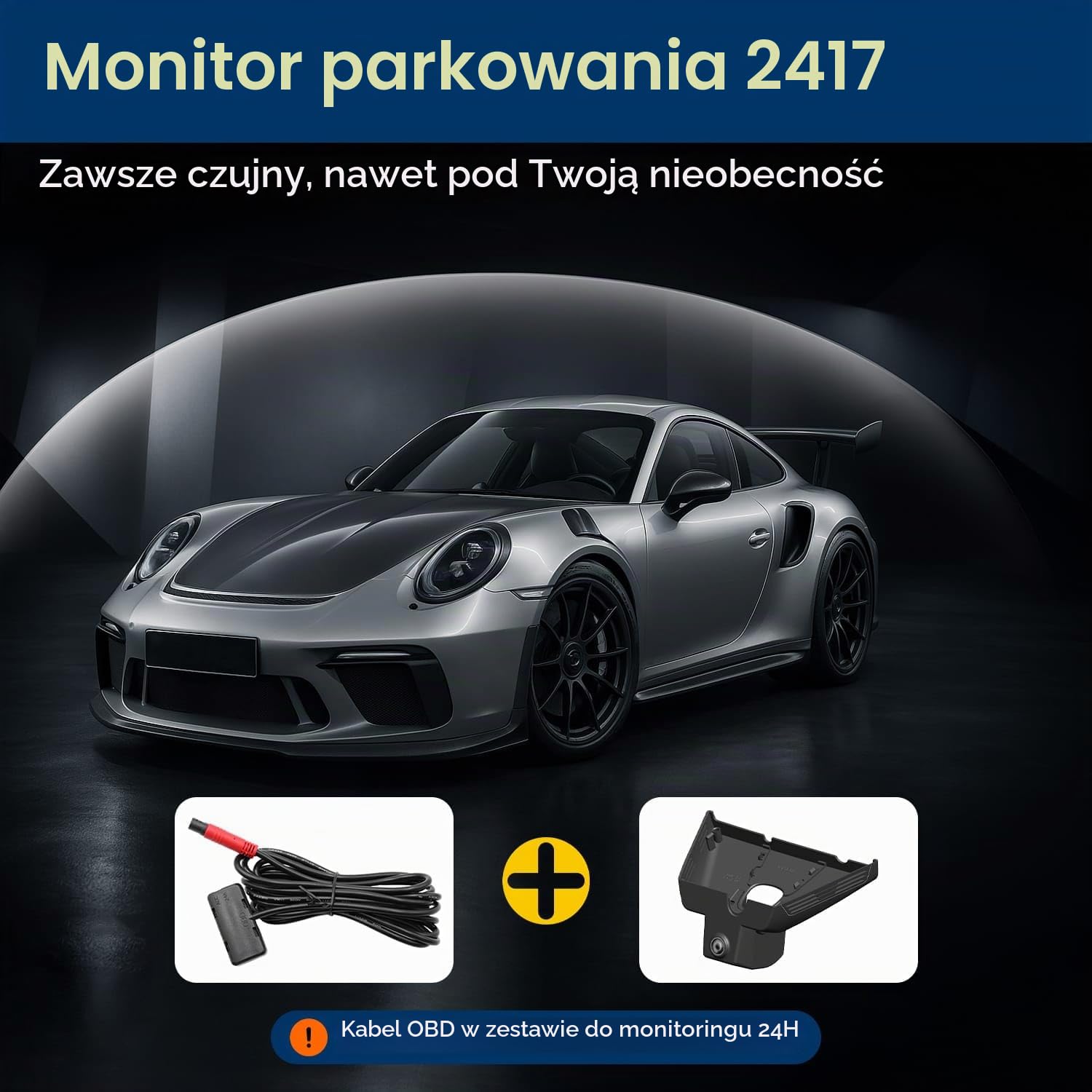 1080P WiFi Kamera samochodowa dla BYD Seal 06 2024, zasilanie OBD, styl OEM, nagrywanie w pętli, kamera przednia, karta 64 GB, samochodowy rejestrator DVR
