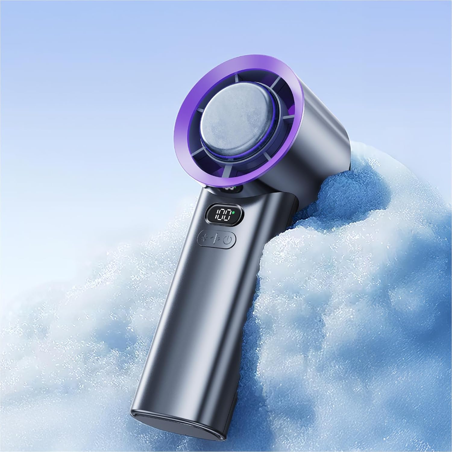 Ventilador portátil para viaje Mini Pequeño ventilador de bolsillo portátil portátil personal recargable Turbo funciona con batería USB de alta