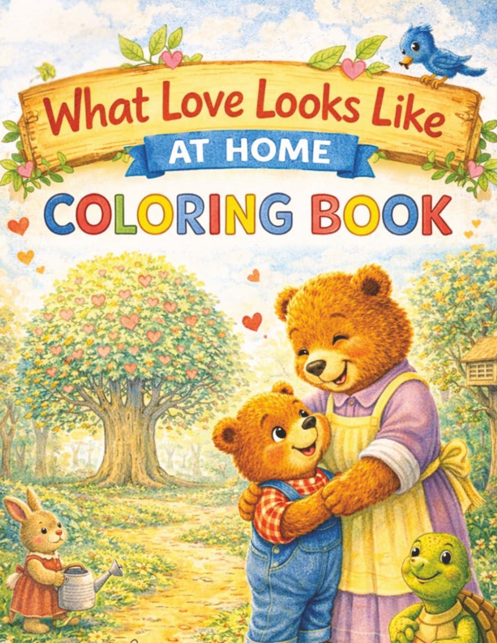 What Love Looks Like At Home: The Coloring Book