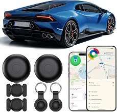 GPS Tracker für Auto, 2er Magnetischer GPS Tracker Ohne ABO, Global Position Tracker Kompatibel mit iOS und Android,IP68 Wasserdicht,Drahtlose Versteckter Tracker für Auto,Motorrad,Fahrräder