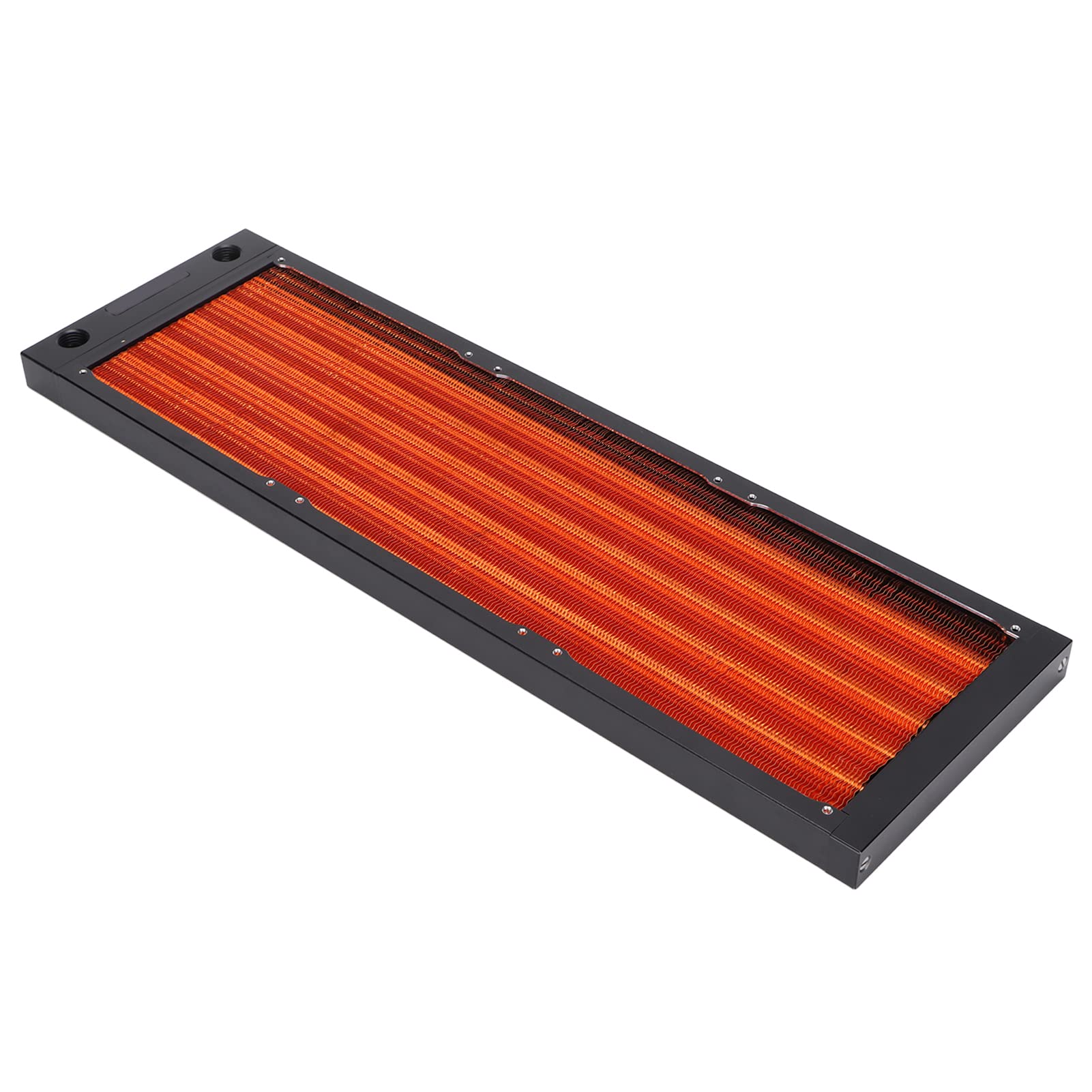 Raffreddatore a liquido CPU da 120 mm/240 mm/360 mm, radiatore di raffreddamento ad acqua per PC, scambiatore di calore per computer ad alte prestazioni con multipli, lega di (360 mm)